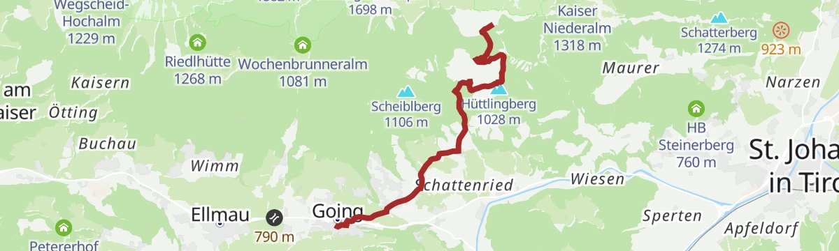 Route map: 271 | Schleierwasserfall